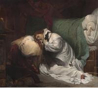 SERENDIPITP Vintage Picture Print on Canvas Wall Art Poster the Martyrdom of St Ludmilla by Gabriel Max Artwork Print Poster for Wall Decor 60x90cm