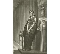 SERENDIPITP Vintage Picture Print on Canvas Wall Art Poster the Muse of Greek Tragedy by Jean Leon Gerome Artwork Print Poster for Wall Decor 60x90cm