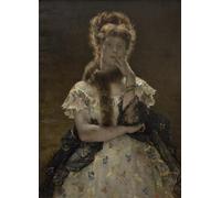 SERENDIPITP Vintage Picture Print on Canvas Wall Art Poster the Paris Sfinks by Alfred Emile Stevens Artwork Print Poster for Wall Decor 60x90cm