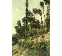 SERENDIPITP Vintage Picture Print on Canvas Wall Art Poster the Side of the Hill by Paul Gauguin Artwork Print Poster for Wall Decor 60x90cm