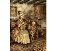 SERENDIPITP Vintage Picture Print on Canvas Wall Art Poster the Vicar of Wakefield by Arthur Rackham Artwork Print Poster for Wall Decor 60x90cm