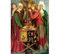 SERENDIPITP Vintage Picture Print on Canvas Wall Art Poster Thecloset by Dante Gabriel Rossetti Artwork Print Poster for Wall Decor 60x90cm