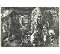 SERENDIPITP Vintage Picture Print on Canvas Wall Art Poster Theoderic the Great King of the Ostrogoths by Hermann Vogel Artwork Print Poster for Wall Decor 60x90cm