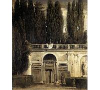 SERENDIPITP Vintage Picture Print on Canvas Wall Art Poster Villa Medici by Diego Rodriguez De Silva Velazquez Artwork Print Poster for Wall Decor 60x90cm