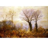 SERENDIPITP Vintage Picture Print on Canvas Wall Art Poster When Winter's Wasteful Spite Was Almost Spent by William North Artwork Print Poster for Wall Decor 60x90cm