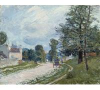 SERENDIPITP Vintage Wall Art Canvas Nordic Poster Canvas Print Picture a Turn in the Road by Alfred Sisle Wall Art Poster for Home Decor 60x90cm