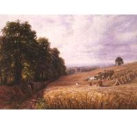 SERENDIPITP Vintage Wall Art Canvas Nordic Poster Canvas Print Picture Bringing in the Harvest by Edmund George Warren Wall Art Poster for Home Decor 60x90cm