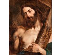 SERENDIPITP Vintage Wall Art Canvas Nordic Poster Canvas Print Picture Christ Carrying the Cross First Third of Th Cen by Anthony Van Dyck Wall Art Poster for Home Decor 60x90cm