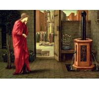 SERENDIPITP Vintage Wall Art Canvas Nordic Poster Canvas Print Picture dansne Watching the Building of the Brazen Tower by Edward Burne Jones Wall Art Poster for Home Decor 60x90cm