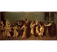 SERENDIPITP Vintage Wall Art Canvas Nordic Poster Canvas Print Picture Greed Detail From the Table of the Four Last Things by Hieronymus Boske Wall Art Poster for Home Decor 60x90cm