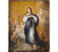 SERENDIPITP Vintage Wall Art Canvas Nordic Poster Canvas Print Picture Immaculate Conception by Bartolomé Esteban Murillo Wall Art Poster for Home Decor 60x90cm