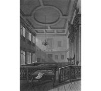SERENDIPITP Vintage Wall Art Canvas Nordic Poster Canvas Print Picture Interior of the Herald's College by Preston Neale Wall Art Poster for Home Decor 60x90cm