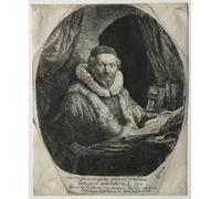 SERENDIPITP Vintage Wall Art Canvas Nordic Poster Canvas Print Picture Jan uytenbogaert, preacher of the remonstrants by Rembrandt van Rijn Wall Art Poster for Home Decor 60x90cm