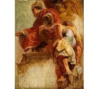 SERENDIPITP Vintage Wall Art Canvas Nordic Poster Canvas Print Picture King I Uniting and Scotland by Peter Paul Rubens Wall Art Poster for Home Decor 60x90cm