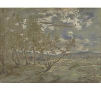 SERENDIPITP Vintage Wall Art Canvas Nordic Poster Canvas Print Picture Landscape by Pierre Etienne Theodore Rousseau Wall Art Poster for Home Decor 60x90cm