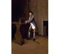 SERENDIPITP Vintage Wall Art Canvas Nordic Poster Canvas Print Picture Man Working Lathe by Arthur Devis Wall Art Poster for Home Decor 60x90cm