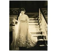 SERENDIPITP Vintage Wall Art Canvas Nordic Poster Canvas Print Picture Mrs Frank G Logan of Chicago by Jessie Tarbox Beals Wall Art Poster for Home Decor 60x90cm