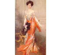 SERENDIPITP Vintage Wall Art Canvas Nordic Poster Canvas Print Picture Mrs Henry Lehr Née Elizabeth Drexel by Famous Artist Wall Art Poster for Home Decor 60x90cm