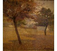 SERENDIPITP Vintage Wall Art Canvas Nordic Poster Canvas Print Picture Orchard in Pont aven by Emile Bernard Wall Art Poster for Home Decor 60x90cm
