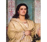 SERENDIPITP Vintage Wall Art Canvas Nordic Poster Canvas Print Picture Portrait of Angela B?cklin As Muse by Arnold Bocklin Wall Art Poster for Home Decor 60x90cm