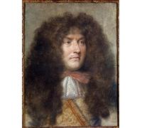 SERENDIPITP Vintage Wall Art Canvas Nordic Poster Canvas Print Picture Portrait of Louis Xiv Young Artwork by Charles Le Brun Wall Art Poster for Home Decor 60x90cm
