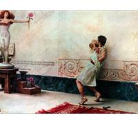 SERENDIPITP Vintage Wall Art Canvas Nordic Poster Canvas Print Picture Pygmalion and Galatea by Famous Painting Wall Art Poster for Home Decor 60x90cm