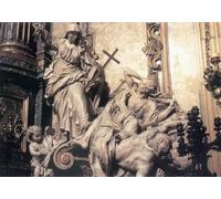 SERENDIPITP Vintage Wall Art Canvas Nordic Poster Canvas Print Picture Religion Overthrowing Heresy and Hatred by Pierre Le Gros the Younger Wall Art Poster for Home Decor 60x90cm