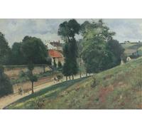 SERENDIPITP Vintage Wall Art Canvas Nordic Poster Canvas Print Picture Route From Saint-Antoine To Hermitage Pontoise by Camille Jacob Pissarro Wall Art Poster for Home Decor 60x90cm