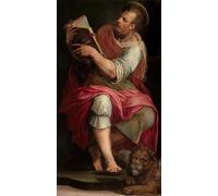 SERENDIPITP Vintage Wall Art Canvas Nordic Poster Canvas Print Picture Saint Mark by Giorgio Vasari Wall Art Poster for Home Decor 60x90cm