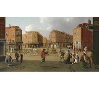 SERENDIPITP Vintage Wall Art Canvas Nordic Poster Canvas Print Picture Seven Dials Covent Garden by William Hodges Wall Art Poster for Home Decor 60x90cm