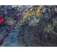 SERENDIPITP Vintage Wall Art Canvas Nordic Poster Canvas Print Picture States of Mind Those Who Go by Umberto Boccioni Wall Art Poster for Home Decor 60x90cm
