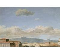 SERENDIPITP Vintage Wall Art Canvas Nordic Poster Canvas Print Picture Study of the Sky At Quirinal by Pierre Henri De Valenciennes Wall Art Poster for Home Decor 60x90cm