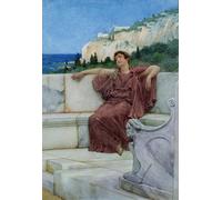 SERENDIPITP Vintage Wall Art Canvas Nordic Poster Canvas Print Picture Sweet Far Nothing by Lawrence Alma Tadema Wall Art Poster for Home Decor 60x90cm