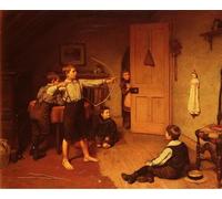 SERENDIPITP Vintage Wall Art Canvas Nordic Poster Canvas Print Picture the Archers by Harry Brooker Wall Art Poster for Home Decor 60x90cm