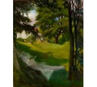 SERENDIPITP Vintage Wall Art Canvas Nordic Poster Canvas Print Picture the Artist’s Summer Villa in Haikko From the Sea by Albert Edelfelt Wall Art Poster for Home Decor 60x90cm