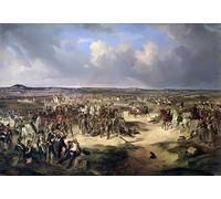 SERENDIPITP Vintage Wall Art Canvas Nordic Poster Canvas Print Picture the Battle of Paris on Th March by Bogdan Willewalde Wall Art Poster for Home Decor 60x90cm