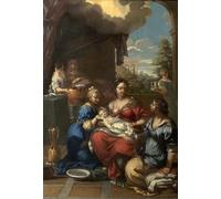 SERENDIPITP Vintage Wall Art Canvas Nordic Poster Canvas Print Picture the Birth of the Virgin by Pietro Da Cortona Wall Art Poster for Home Decor 60x90cm