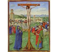 SERENDIPITP Vintage Wall Art Canvas Nordic Poster Canvas Print Picture the Calvary by Jan Van Eyck Wall Art Poster for Home Decor 60x90cm