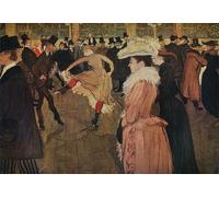 SERENDIPITP Vintage Wall Art Canvas Nordic Poster Canvas Print Picture the Dance by Henri De Toulouse Lautrec Wall Art Poster for Home Decor 60x90cm
