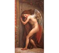 SERENDIPITP Vintage Wall Art Canvas Nordic Poster Canvas Print Picture the Habit Does Not Make the Monk by George Frederic Watts Wall Art Poster for Home Decor 60x90cm