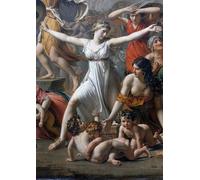 SERENDIPITP Vintage Wall Art Canvas Nordic Poster Canvas Print Picture the Intervention of the Sabine Women by Jacques Louis David Wall Art Poster for Home Decor 60x90cm