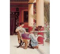 SERENDIPITP Vintage Wall Art Canvas Nordic Poster Canvas Print Picture the Jewel Casket by John William Godward Wall Art Poster for Home Decor 60x90cm