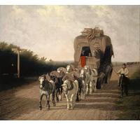 SERENDIPITP Vintage Wall Art Canvas Nordic Poster Canvas Print Picture the Ludlow by Jacques Laurent Agasse Wall Art Poster for Home Decor 60x90cm