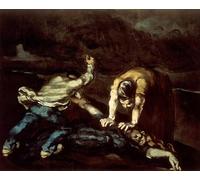 SERENDIPITP Vintage Wall Art Canvas Nordic Poster Canvas Print Picture the Murder by Paul Cézanne Wall Art Poster for Home Decor 60x90cm
