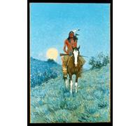 SERENDIPITP Vintage Wall Art Canvas Nordic Poster Canvas Print Picture the Outlier by Frederic Remington Wall Art Poster for Home Decor 60x90cm