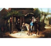 SERENDIPITP Vintage Wall Art Canvas Nordic Poster Canvas Print Picture the Rival by Charles Hunt Wall Art Poster for Home Decor 60x90cm