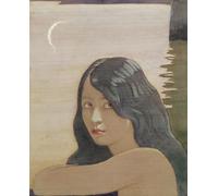 SERENDIPITP Vintage Wall Art Canvas Nordic Poster Canvas Print Picture the Spirit Water From the Bluebird by Frederick Cayley Robinson Wall Art Poster for Home Decor 60x90cm