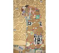 SERENDIPITP Vintage Wall Art Canvas Nordic Poster Canvas Print Picture the Stoclet Frieze Detail: Fulfillment the Embrace by Gustav Klimt Wall Art Poster for Home Decor 60x90cm