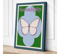 Serendipity Butterfly Canvas Wall Art Print 30x20 Inch (76 x 51 cm)
