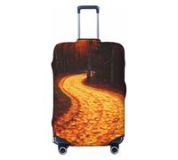 Serene Autumn Forest Path A Travel Luggage Covers - Elasticity Suitcase Covers Protector for Luggage 18-32 Inch